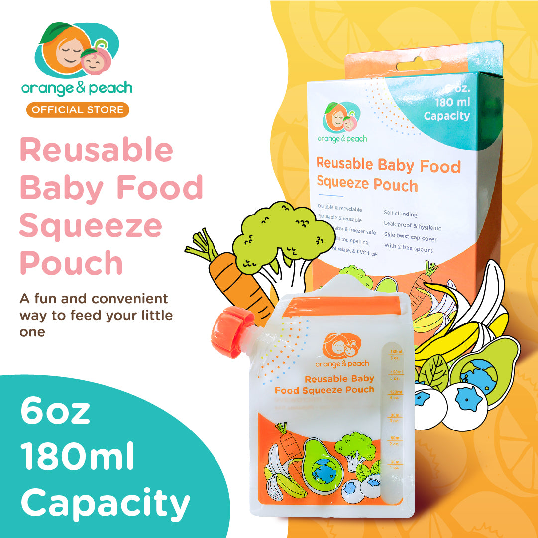 Baby Food Zip Pouches Reusable: Eco-Friendly Mealtime!